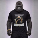 Camiseta 100% Algodão Meme Gorila - Padre Marcelo: Treino Abençoado