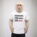 Camiseta 100% Algodão Meme Albinao - Nenhum CLT Vale Um AVC