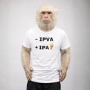 Camiseta 100% Algodão Meme Albinao - IPVA + IPA