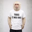 Camiseta 100% Algodão Meme Albinão - Todes é Meu Ovo