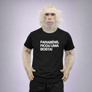 Camiseta 100% Algodão Meme Albinao - Parabéns Ficou Uma Bosta