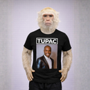 Camiseta 100% Algodão Meme Albinão - Thiaguinho ( Tupac )