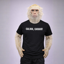 Camiseta 100% Algodão Meme Albinão - Calma, Caraio!