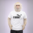 Camiseta 100% Algodão Meme Albinão - Fuma