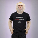 Camiseta 100% Algodão Meme Albinão - Se Beber Não Digite