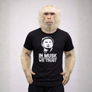 Camiseta 100% Algodão Meme Albinao Elon Musk - In Musk We Trust