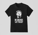 Camiseta 100% Algodão Meme Albinao Elon Musk - In Musk We Trust