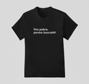 Camiseta 100% Algodão Meme Seu Madruga - Pobre Porém Honrado