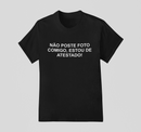 Camiseta 100% Algodão Meme Albinão - Estou de Atestado.