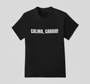 Camiseta 100% Algodão Meme Albinão - Calma, Caraio!